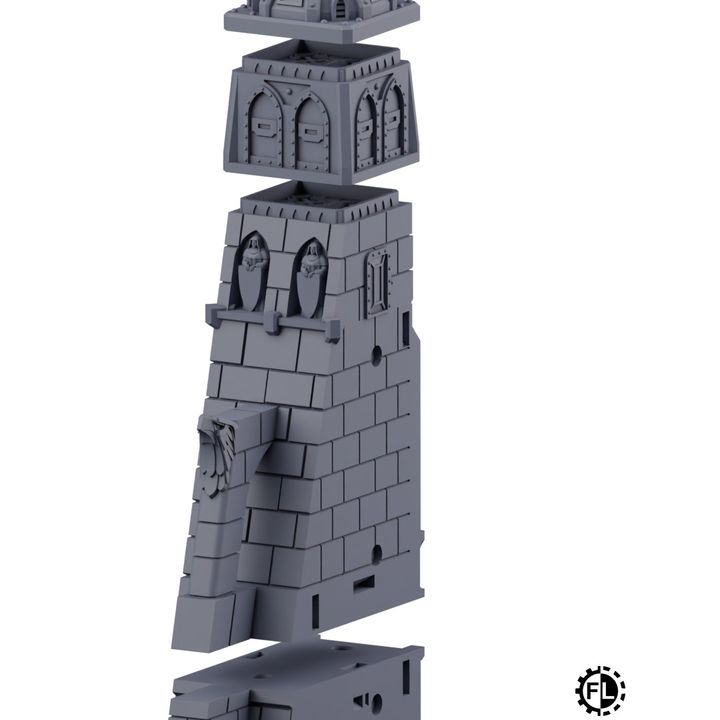 Frontline Modular Fortress Scenery Set | Epic Sector | Fabricators Lair