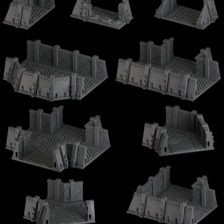 Modular Trenches & Fortified Walls Kit | Gothic Sector Fortress | Fabricators Lair