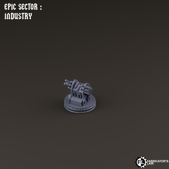 Frontline Defensive Structures Scenery Set | Epic Sector | Fabricators Lair