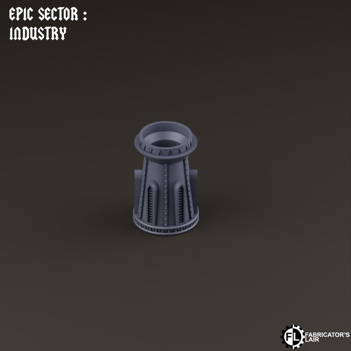 Frontline Defensive Structures Scenery Set | Epic Sector | Fabricators Lair