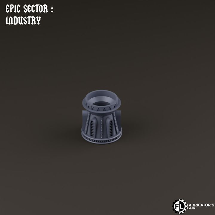 Frontline Defensive Structures Scenery Set | Epic Sector | Fabricators Lair