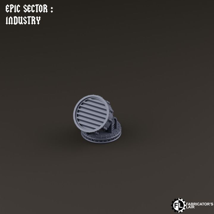 Frontline Defensive Structures Scenery Set | Epic Sector | Fabricators Lair
