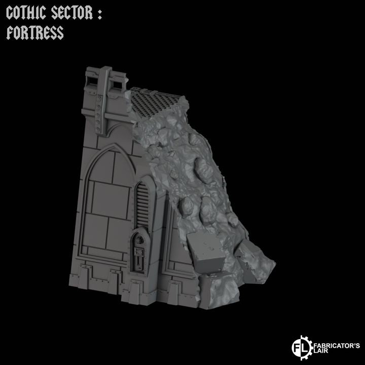 Grimdark Modular Fortress Scenery Set | Gothic Sector | Fabricators Lair