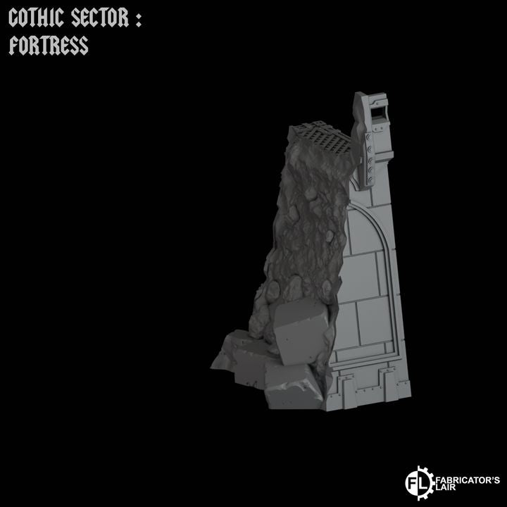 Grimdark Modular Fortress Scenery Set | Gothic Sector | Fabricators Lair