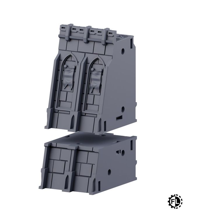 Frontline Modular Fortress Scenery Set | Epic Sector | Fabricators Lair