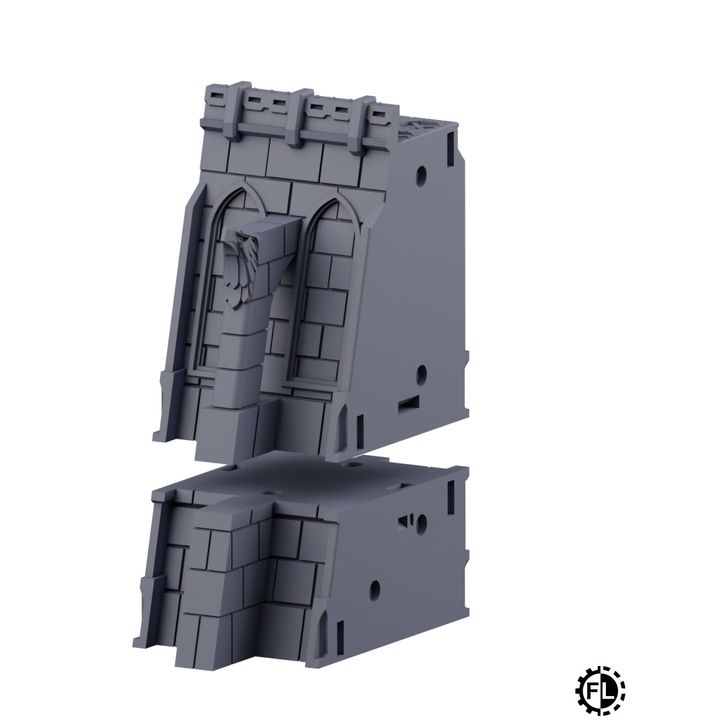Frontline Modular Fortress Scenery Set | Epic Sector | Fabricators Lair