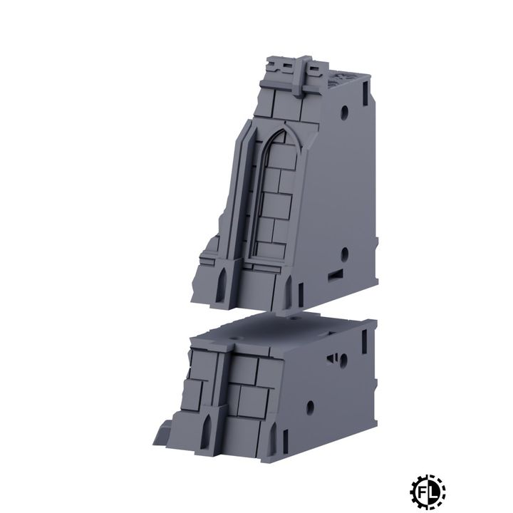 Frontline Modular Fortress Scenery Set | Epic Sector | Fabricators Lair