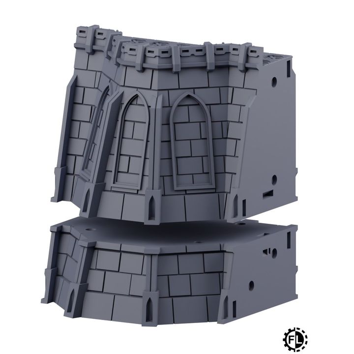 Frontline Modular Fortress Scenery Set | Epic Sector | Fabricators Lair