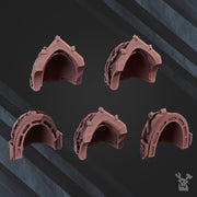 Winged Lions Shoulder Pads x5