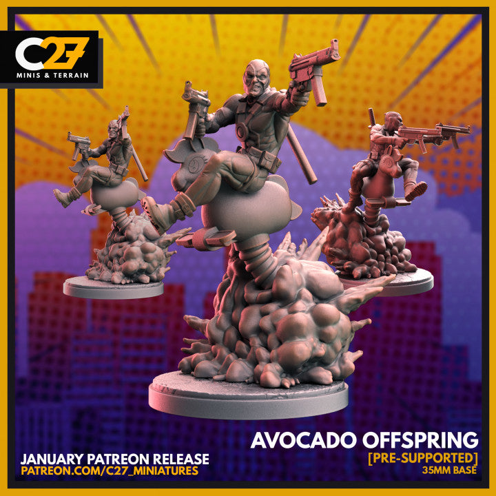 Avocado Offspring | Heroes | Sci-Fi Miniature | C27 Studio