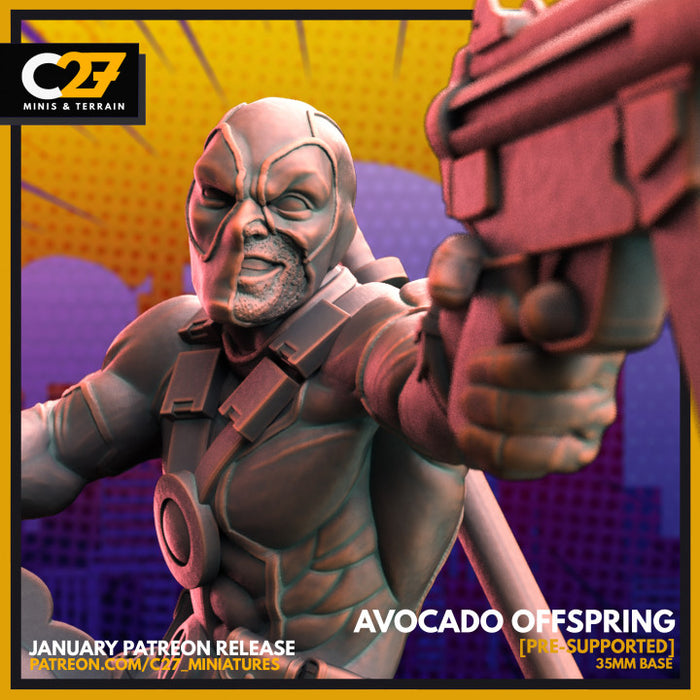 Avocado Offspring | Heroes | Sci-Fi Miniature | C27 Studio