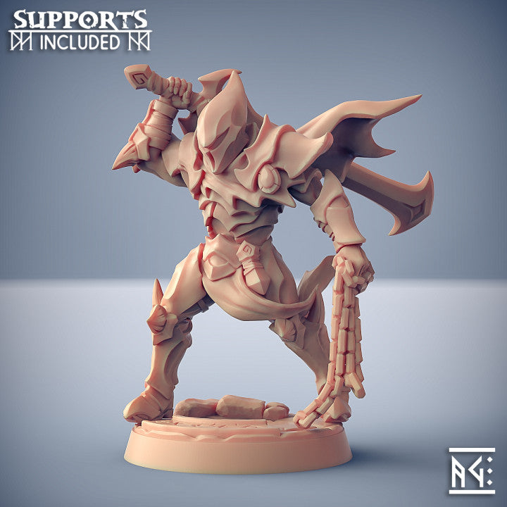 Inquisitor (Helmets) Miniatures | Ashen Alfar Inquisitors | Fantasy D&D Miniature | Artisan Guild