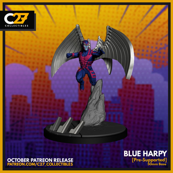 Blue Harpy | Heroes | Sci-Fi Miniature | C27 Studio