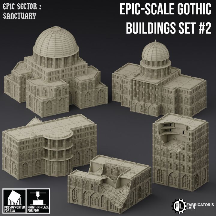Sanctuary Building Set 2 | Epic Sector | Fabricators Lair