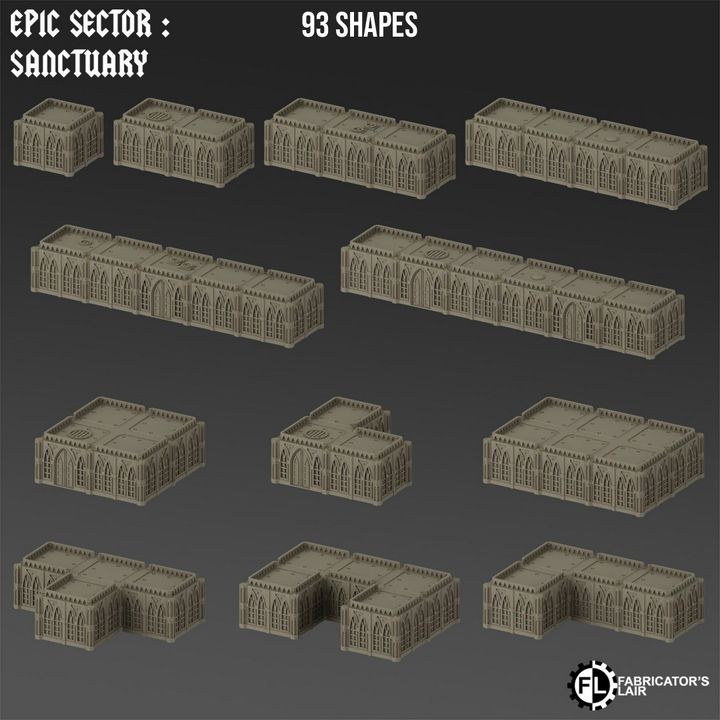 Sanctuary Building Modular System Kit | Epic Sector | Fabricators Lair