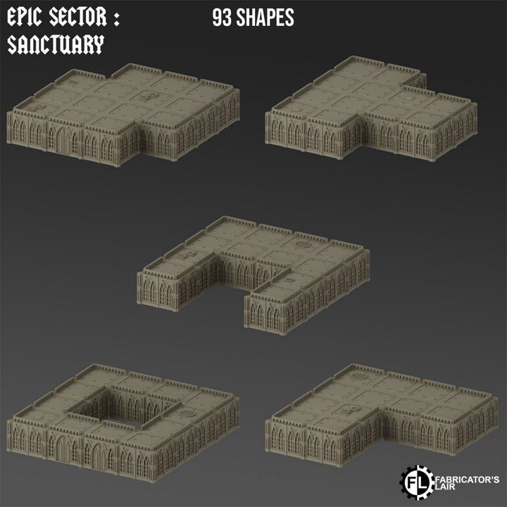 Sanctuary Building Modular System Kit | Epic Sector | Fabricators Lair