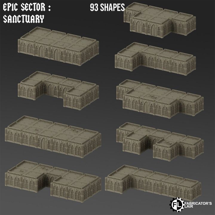 Sanctuary Building Modular System Kit | Epic Sector | Fabricators Lair