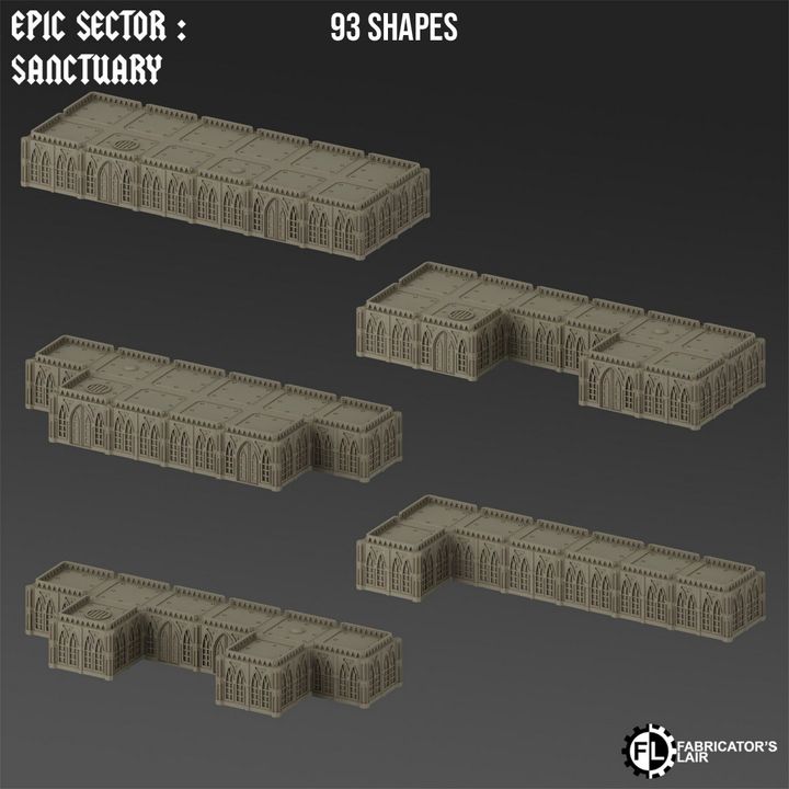 Sanctuary Building Modular System Kit | Epic Sector | Fabricators Lair