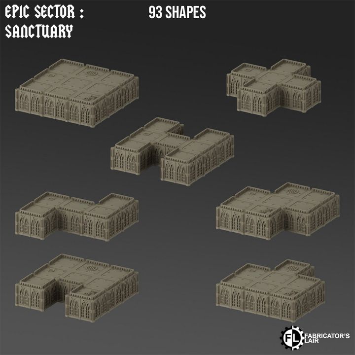 Sanctuary Building Modular System Kit | Epic Sector | Fabricators Lair