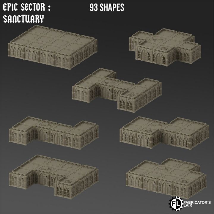 Sanctuary Building Modular System Kit | Epic Sector | Fabricators Lair