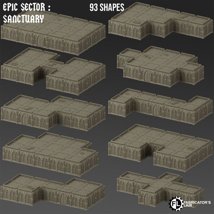 Sanctuary Building Modular System Kit | Epic Sector | Fabricators Lair