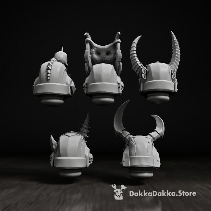 CW "Predators" Head Bits Set x5