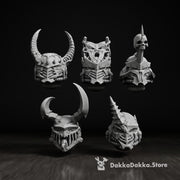 CW "Predators" Head Bits Set x5