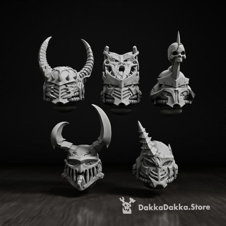 CW "Predators" Head Bits Set x5