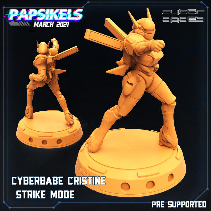 Cyber Babe Miniatures | Cyberpunk | Sci-Fi Miniature | Papsikels