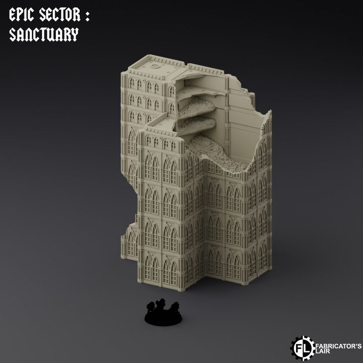 Sanctuary Building Set 1 | Epic Sector | Fabricators Lair