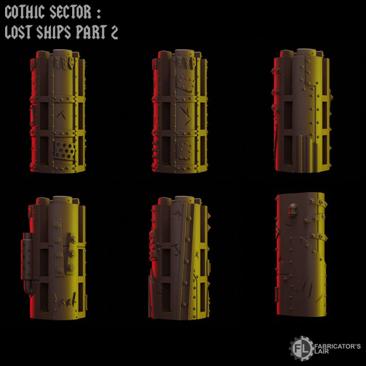 Greenskin Kroozer | Gothic Sector Lost Ships Modular Terrain | Fabricators Lair