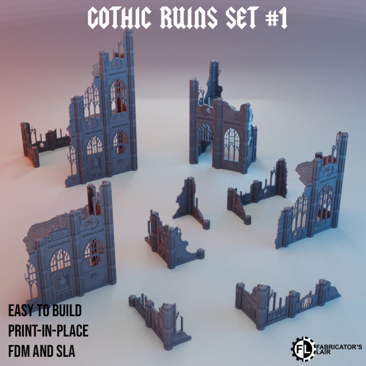 Gothic Ruins Set 1 | Gothic Sector Templaris | Fabricators Lair