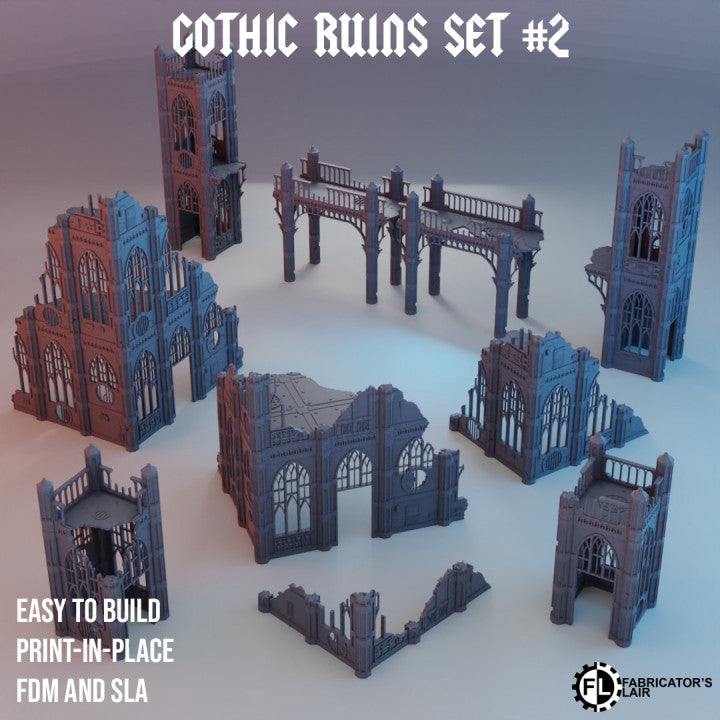 Gothic Ruins Set 2 | Gothic Sector Templaris | Fabricators Lair