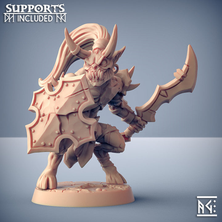 Gruntling B | Abyss Demons | Fantasy D&D Miniature | Artisan Guild