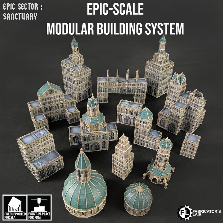 Sanctuary Building Modular System Kit | Epic Sector | Fabricators Lair
