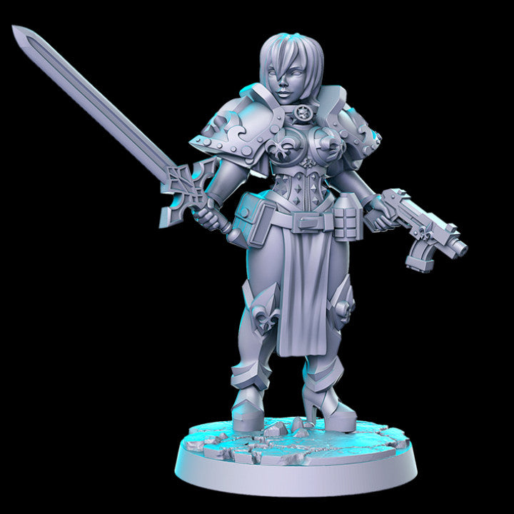 Battle Nun J | Sisters of Purity | Sci-Fi Miniature | RN Estudio