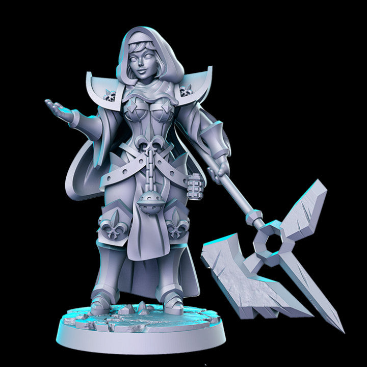 Battle Nun N | Sisters of Purity | Sci-Fi Miniature | RN Estudio