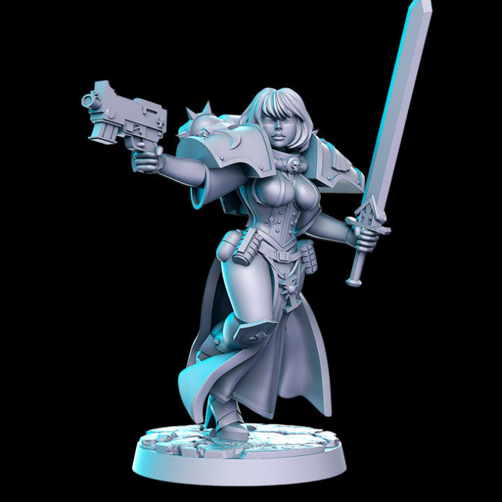 Battle Nun G | Sisters of Purity | Sci-Fi Miniature | RN Estudio
