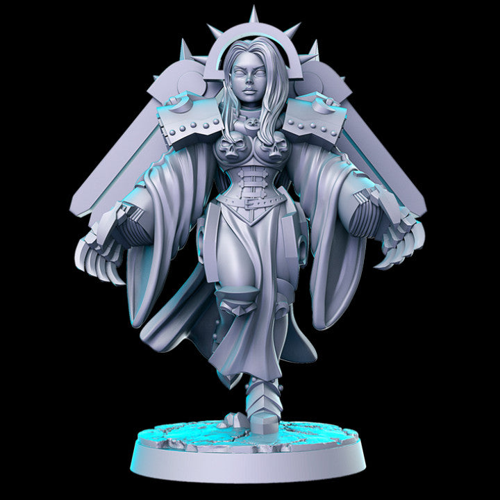 Battle Nun I | Sisters of Purity | Sci-Fi Miniature | RN Estudio