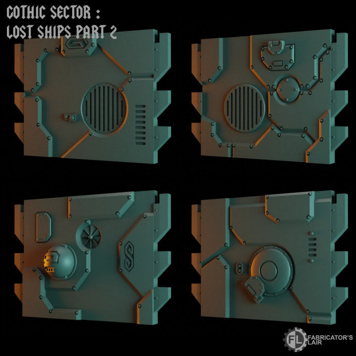 Space Dwarf Mining Ship | Gothic Sector Lost Ships Modular Terrain | Fabricators Lair