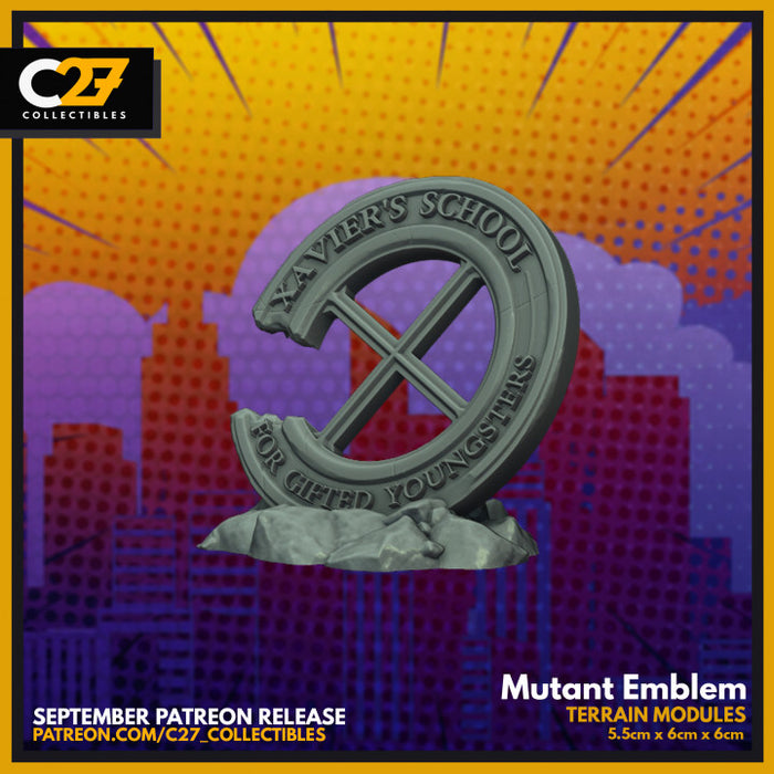 Mutant Emblem | Terrain | Sci-Fi Miniature | C27 Studio