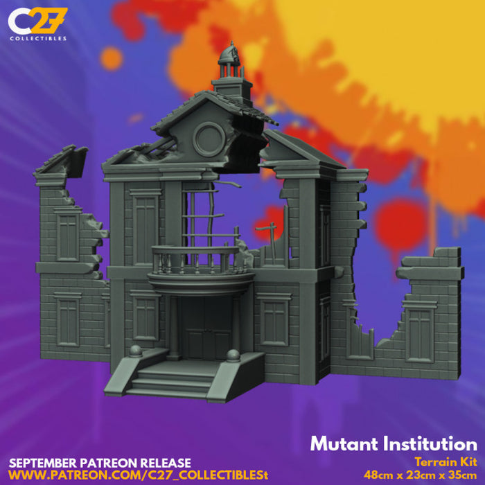 Mutant Institution | Terrain | Sci-Fi Miniature | C27 Studio