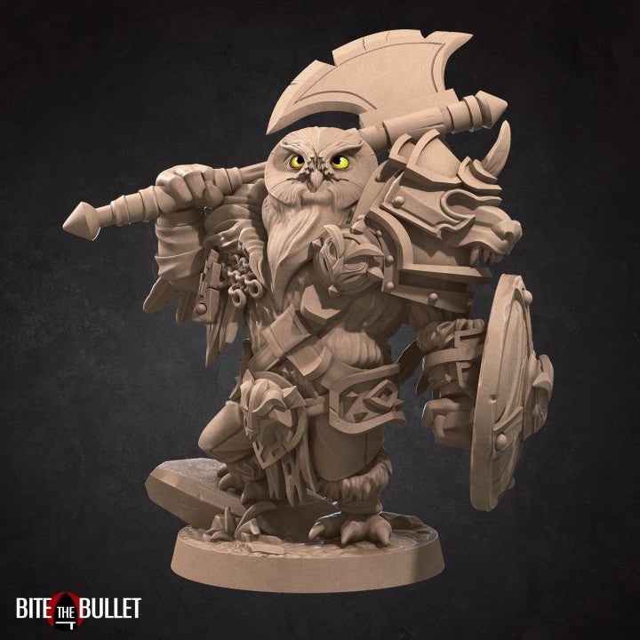 Owlfolk Miniatures (Full Set) | Fantasy Miniature | Bite the Bullet