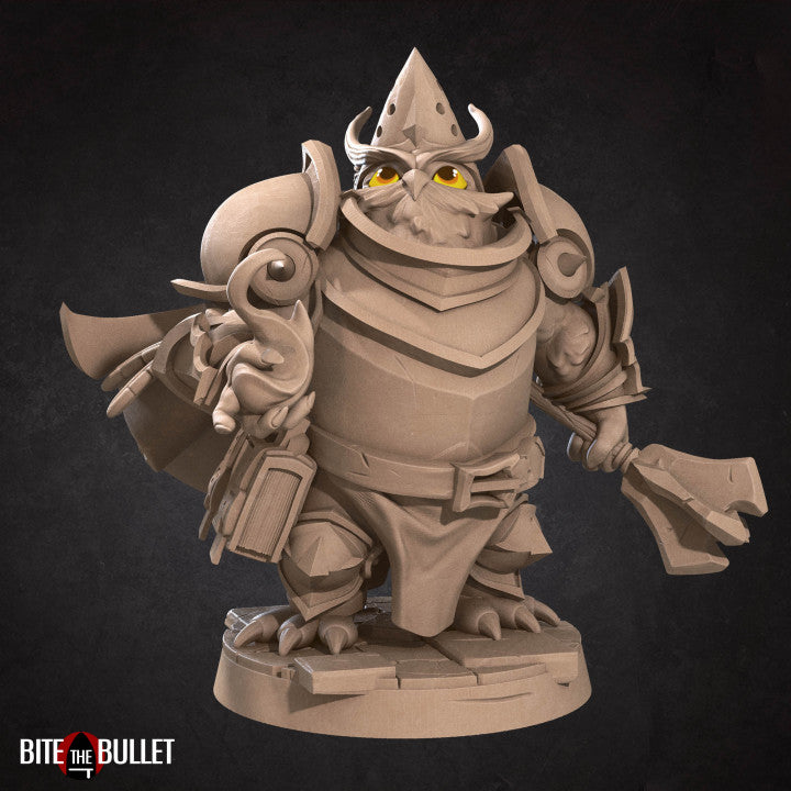 Cleric B | Owlfolk Miniatures | Bite the Bullet TabletopXtra