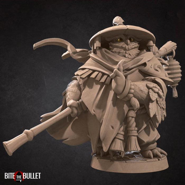 Monk B | Owlfolk | Fantasy Miniature | Bite the Bullet