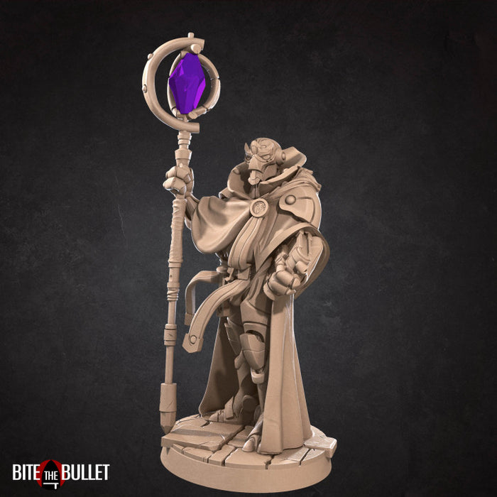 Wizard B | Warforged | Fantasy Miniature | Bite the Bullet