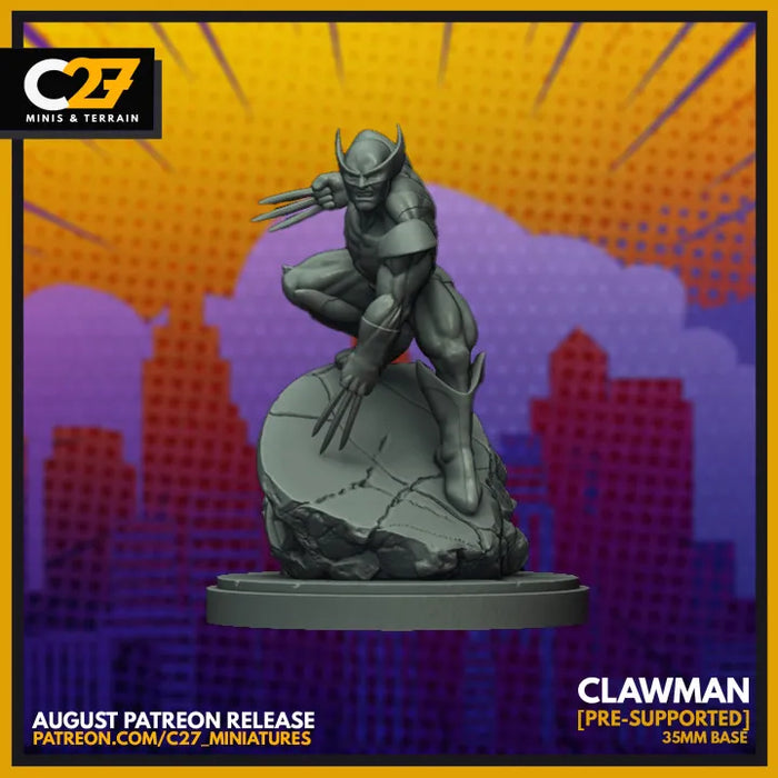 Clawman | Heroes | Sci-Fi Miniature | C27 Studio