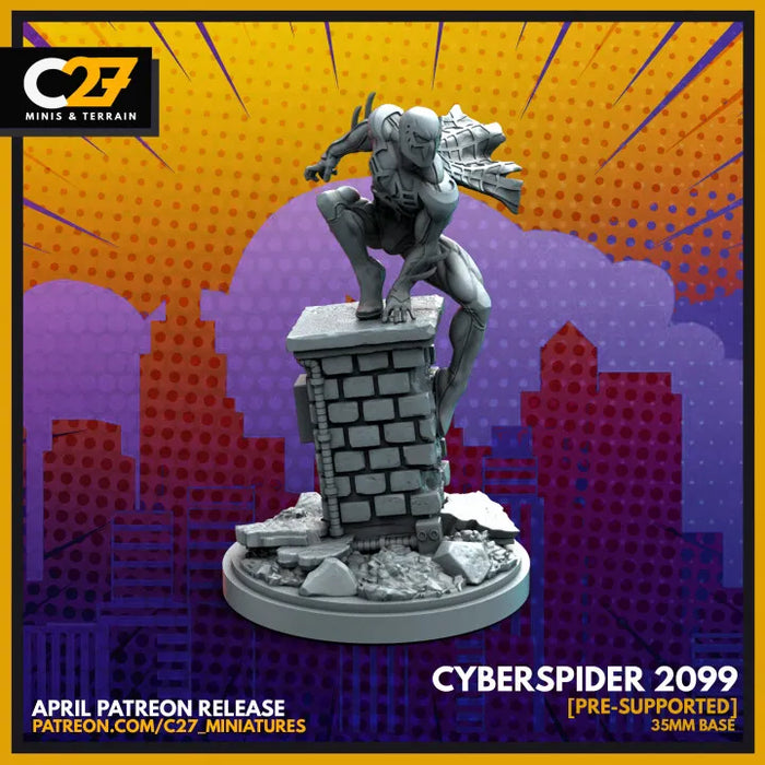 Cyberspider 2099 | Heroes | Sci-Fi Miniature | C27 Studio