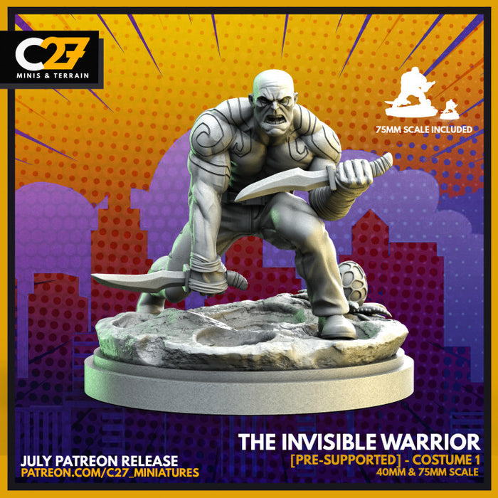 The Invisible Warrior | Heroes | Sci-Fi Miniature | C27 Studio