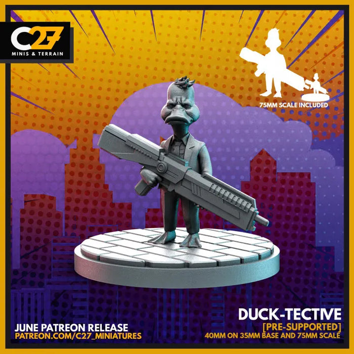 Duck-tective | Heroes | Sci-Fi Miniature | C27 Studio